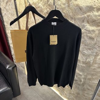 Burberry Siyah Renk Yün Triko Kazak