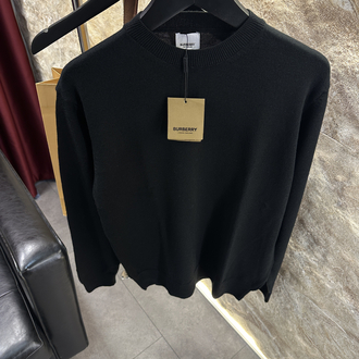 Burberry Siyah Renk Yün Triko Kazak