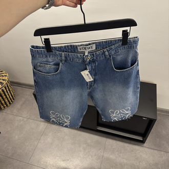 Loewe Anagram Denim Bowling Short