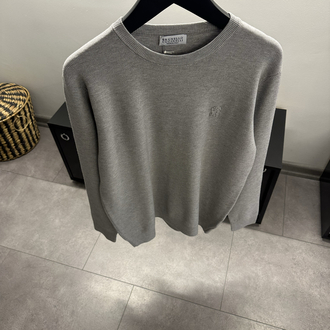 Brunello Cucinelli Grey Knitwear Jumper
