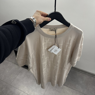 Hermés Crew-Neck Knit Shirt 
