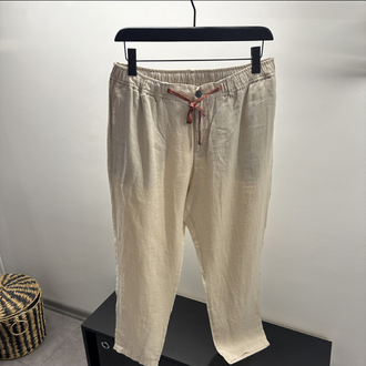 Etro Krem Keten Pantolon
