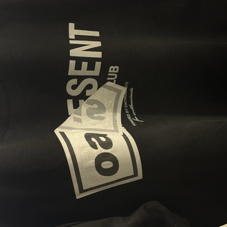 Represent Washed Black Cotton T-Shirt