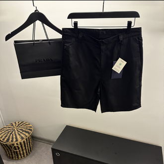 Prada Siyah Renylon Kumaş Şort 