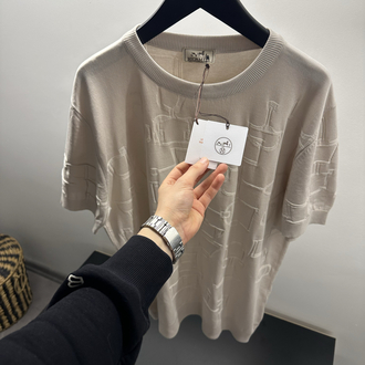 Hermés Crew-Neck Knit Shirt 