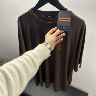 Zegna Logo Crew-Neck T-shirt