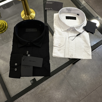 Prada White Linen Shirt