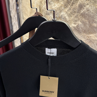 Burberry Siyah Renk Yün Triko Kazak