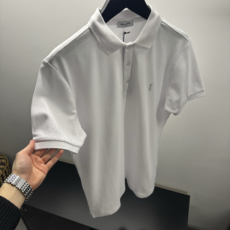 Yves Saint Laurent White Polo Shirt 