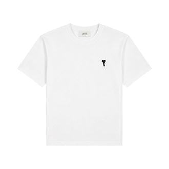 Ami Paris White Mini Logo T-Shirt