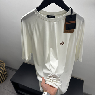 Zegna Logo Crew-Neck T-shirt