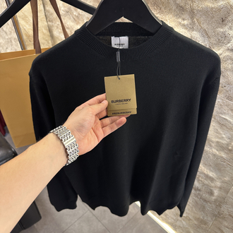 Burberry Siyah Renk Yün Triko Kazak