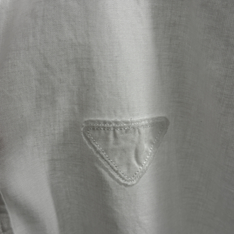 Prada White Linen Shirt
