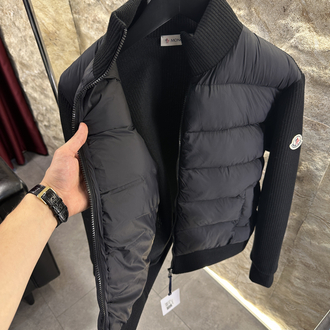 Moncler Triko Örme Siyah Renk Ceket