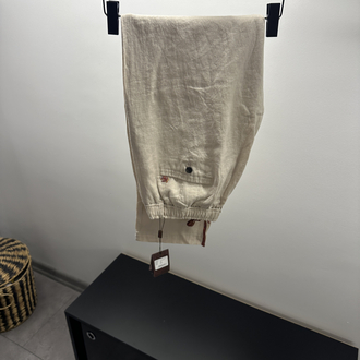 Etro Krem Keten Pantolon