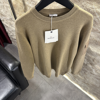 Moncler Kol Cep Detaylı Taş Rengi Kazak