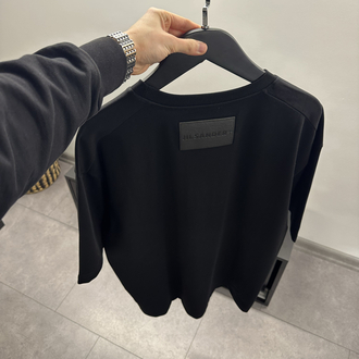 Jil Sander Crew Neck Back Logo T-Shirt