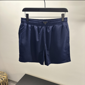 Prada Logo Patch Swim Shorts