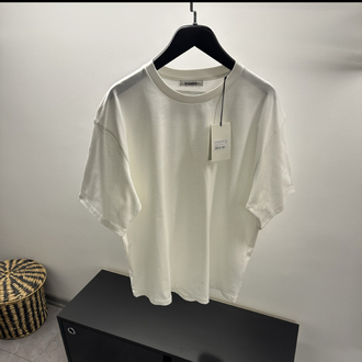 Jil Sander Crew Neck Back Logo T-Shirt