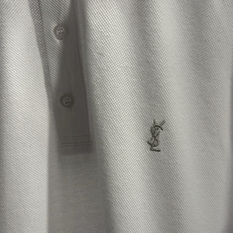 Yves Saint Laurent White Polo Shirt 