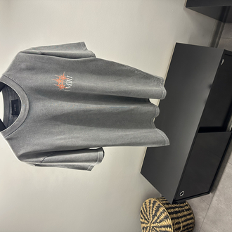 Amiri Grey Starburst Cotton T-Shirt