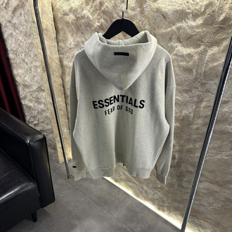 Essentials Fear Of God Kapüşonlü Fermuarlı Sweatshirt