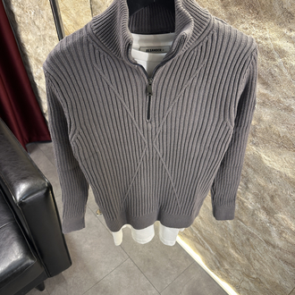 Moncler Vizon Rengi Örme Triko Kazak