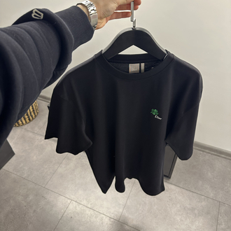 Dior Embroidered Clover Cotton T-Shirt