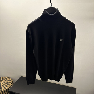 Prada turtleneck sweater Black knit & Jumper