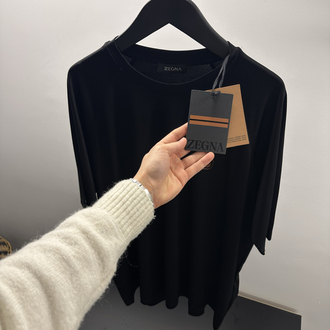 Zegna Logo Crew-Neck T-shirt
