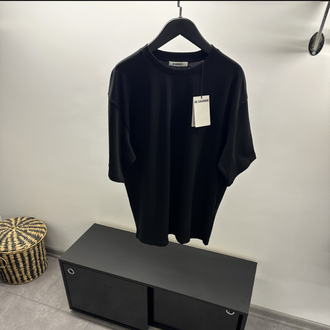 Jil Sander Crew Neck Back Logo T-Shirt
