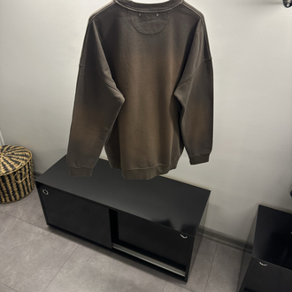 Golden Goose Washed Brown Cotton Sweatshirt