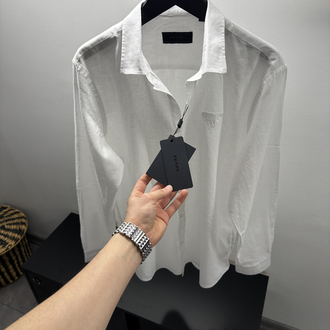 Prada White Linen Shirt
