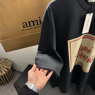 Ami Paris Heritage Print T-Shirt