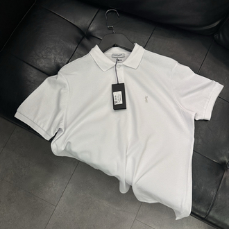 Yves Saint Laurent White Polo Shirt 