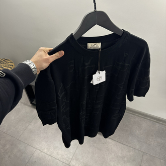 Hermés Crew-Neck Knit Shirt 