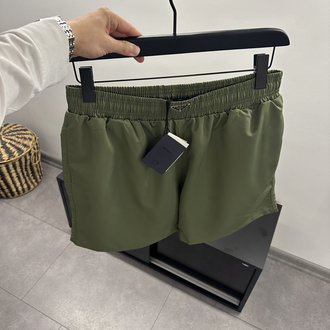 Prada Logo Patch Swim Shorts