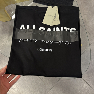 All Saints Redact Kısa Kollu Tişört 