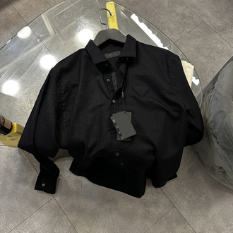 Prada Black Linen Shirt