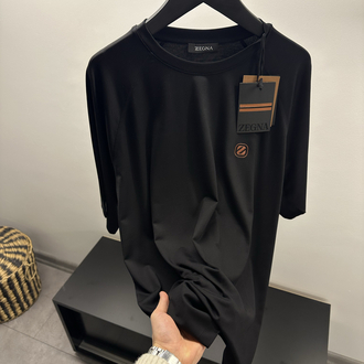 Zegna Logo Crew-Neck T-shirt
