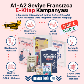 Fransızca A1-A2 Seviye Kitap Seti Kampanyası