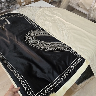 Arkası Kaydırmazlı Çift Seccadesi