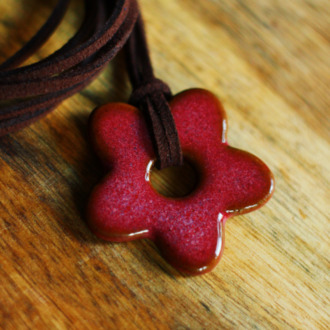 Çiçek Kolye - Cherry