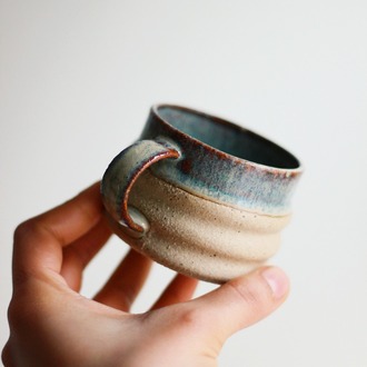 Benekli Mini Mug - Rusty Mint