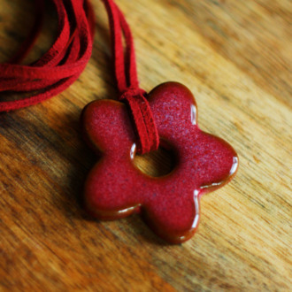 Çiçek Kolye - Cherry