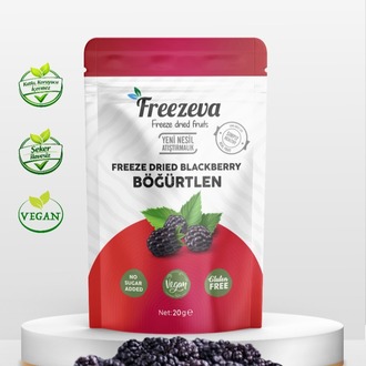 Dondurularak Kurutulmuş Böğürtlen 20 gr - Freeze Dried Böğürtlen Kuru Meyve Cipsi