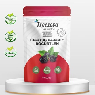 Ahududu & Böğürtlen 2'li Ekonomik Paket - Dondurularak Kurutulmuş Meyve Cipsi 2'li Set