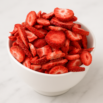 Dondurularak Kurutulmuş Dilim Çilek 15 gr - Freeze Dried Çilek Kuru Meyve Cipsi