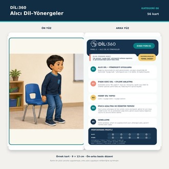 DİL:360 Alıcı Dil ve Yönergeler | 56 Eğitim Kartı
