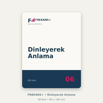 FREKANS+ Dinleyerek Anlama | 60 Eğitim Kartı